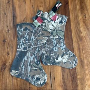 Set of two Mossy Oak Christmas Stockings